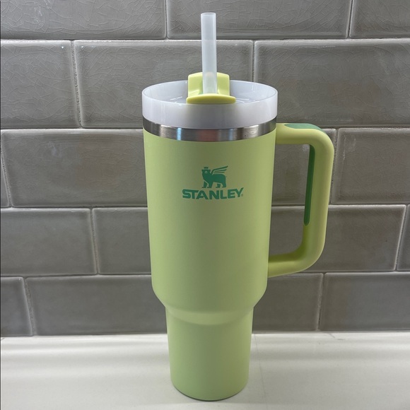 Stanley Other - 40 oz Stanley Lime Green Travel Mug with Handle